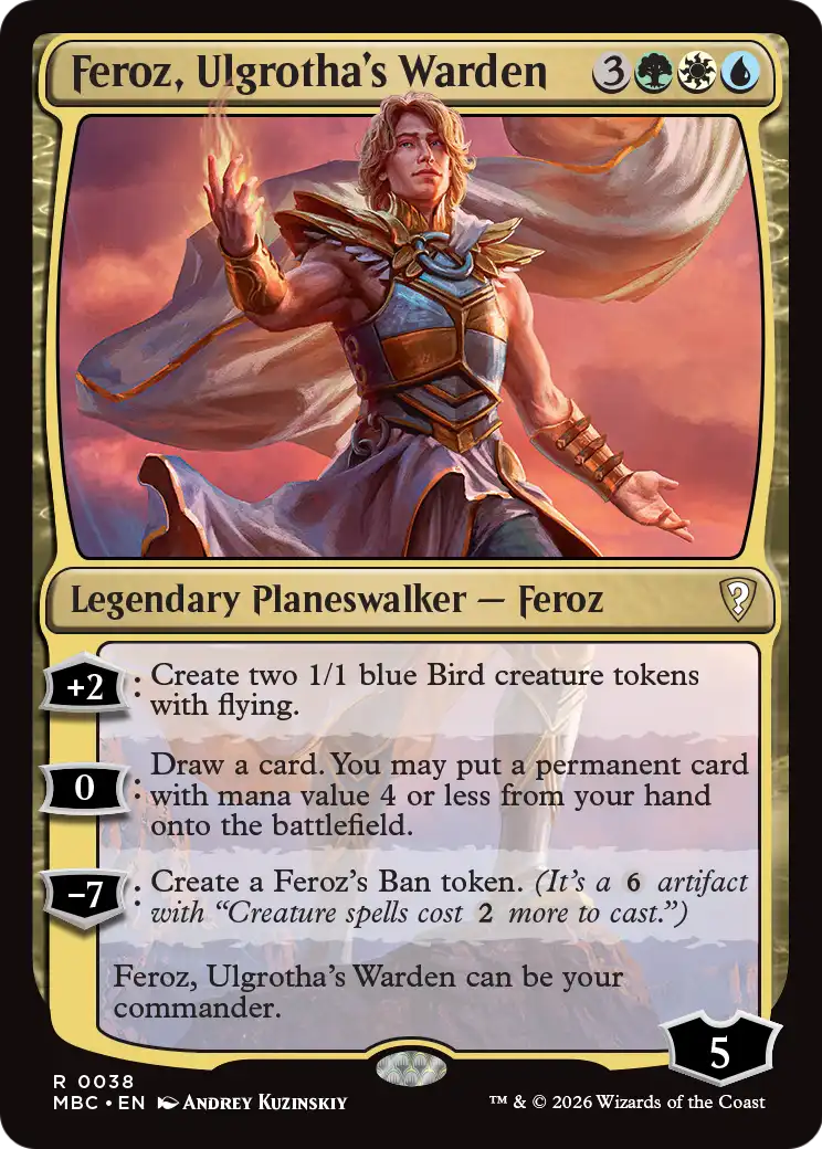 Feroz, Ulgrotha's Warden [Mystery Booster: Commander Edition] | Chromatic Games