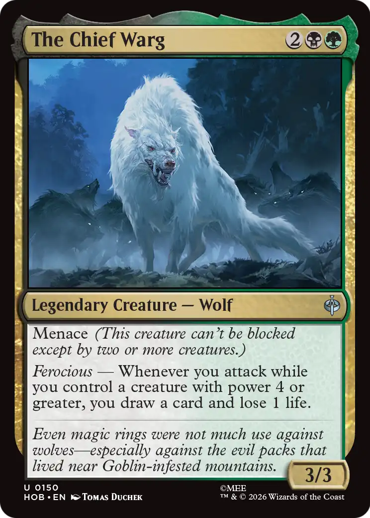 The Chief Warg [The Hobbit] | Chromatic Games