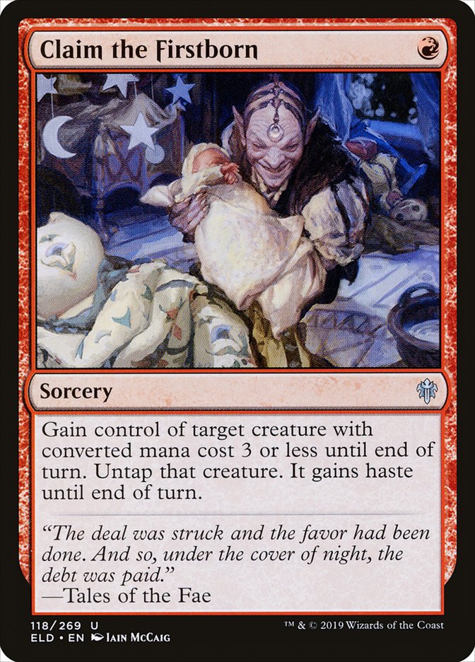 Claim the Firstborn 118/269 (Throne of Eldraine)  - Foil | Chromatic Games