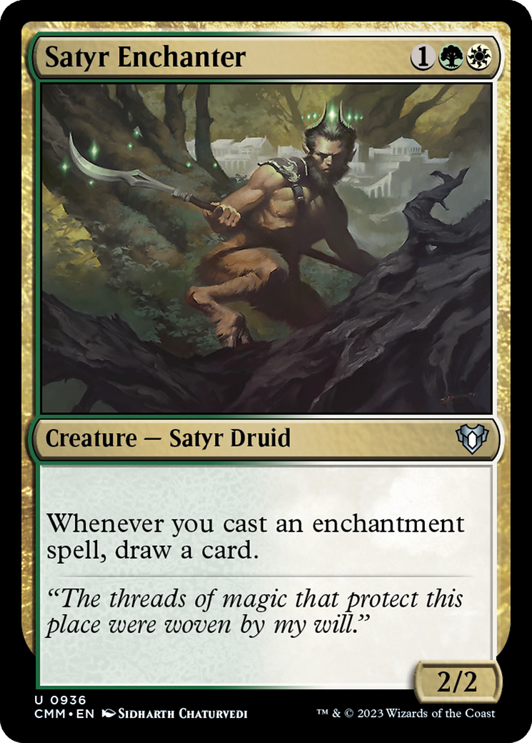 Satyr Enchanter [Commander Masters] | Chromatic Games