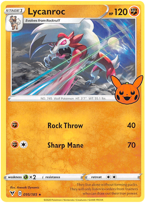 Lycanroc (095/185) [Trick or Trade 2023] | Chromatic Games