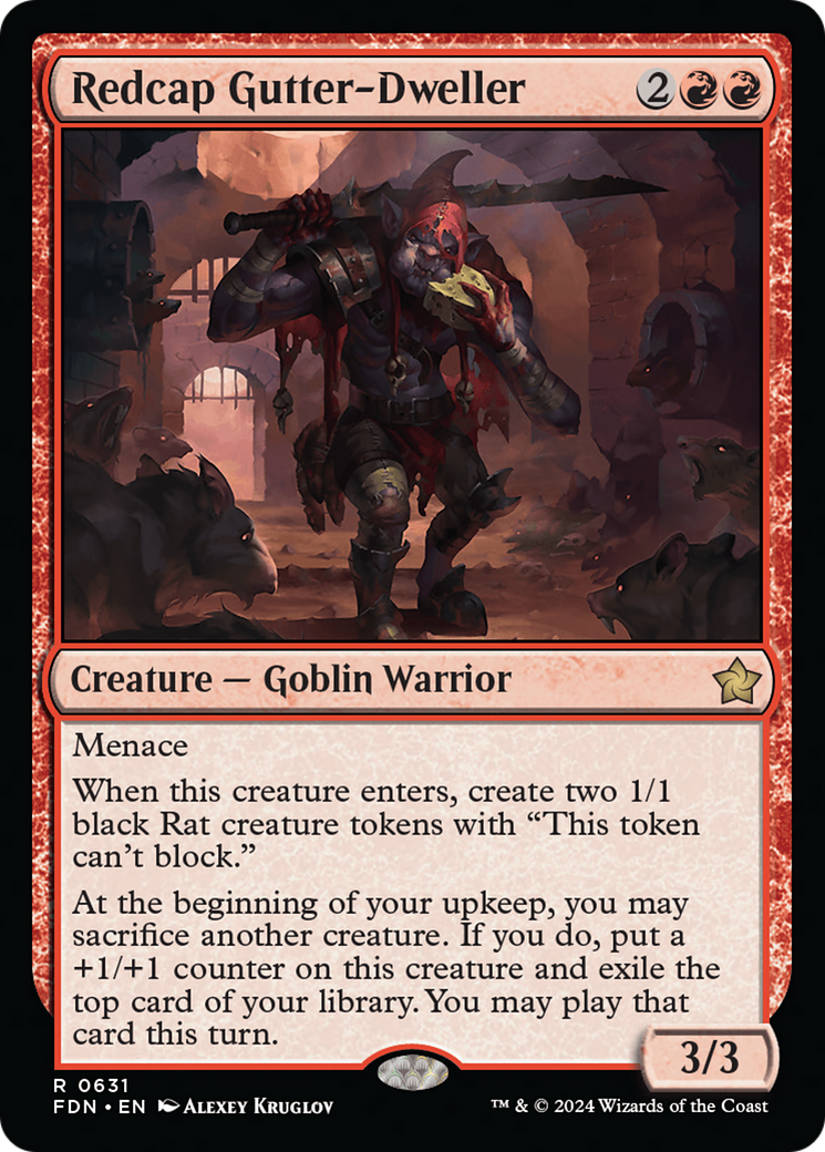 Redcap Gutter-Dweller [Foundations] | Chromatic Games