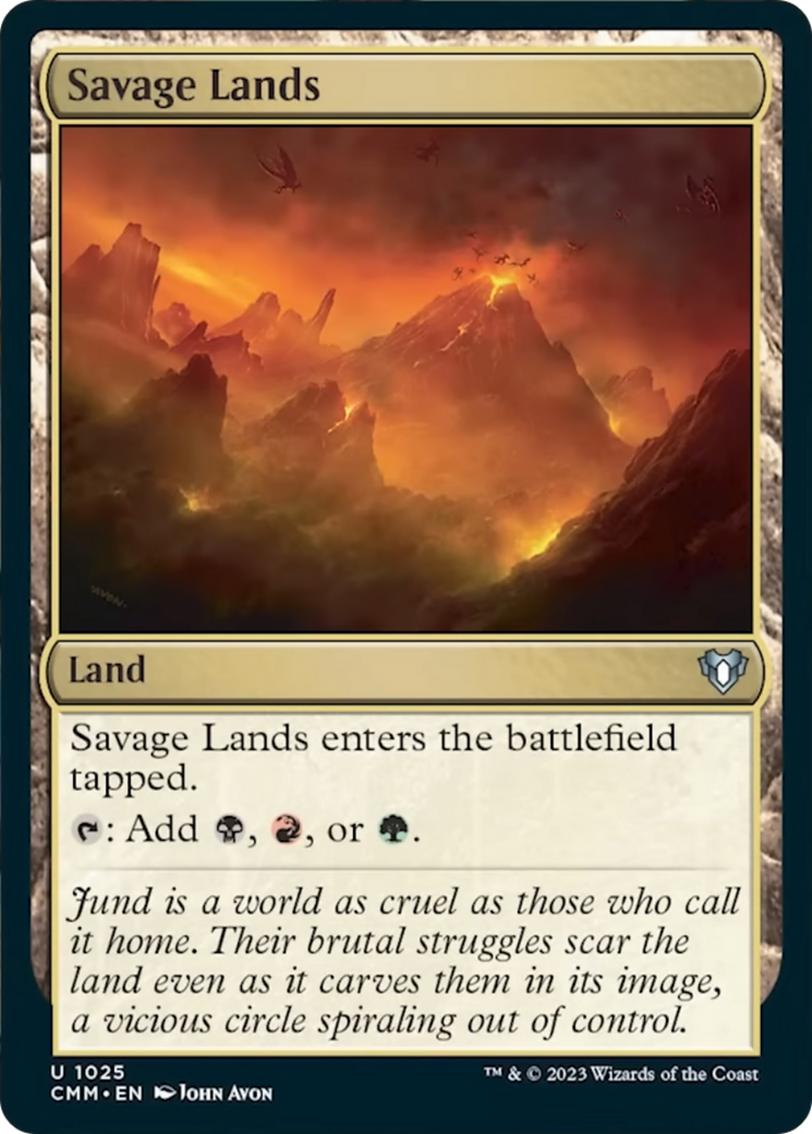 Savage Lands [Commander Masters] | Chromatic Games