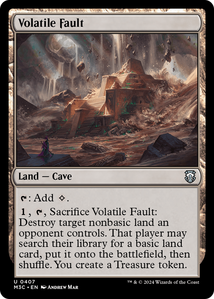 Volatile Fault (Ripple Foil) [Modern Horizons 3 Commander] | Chromatic Games