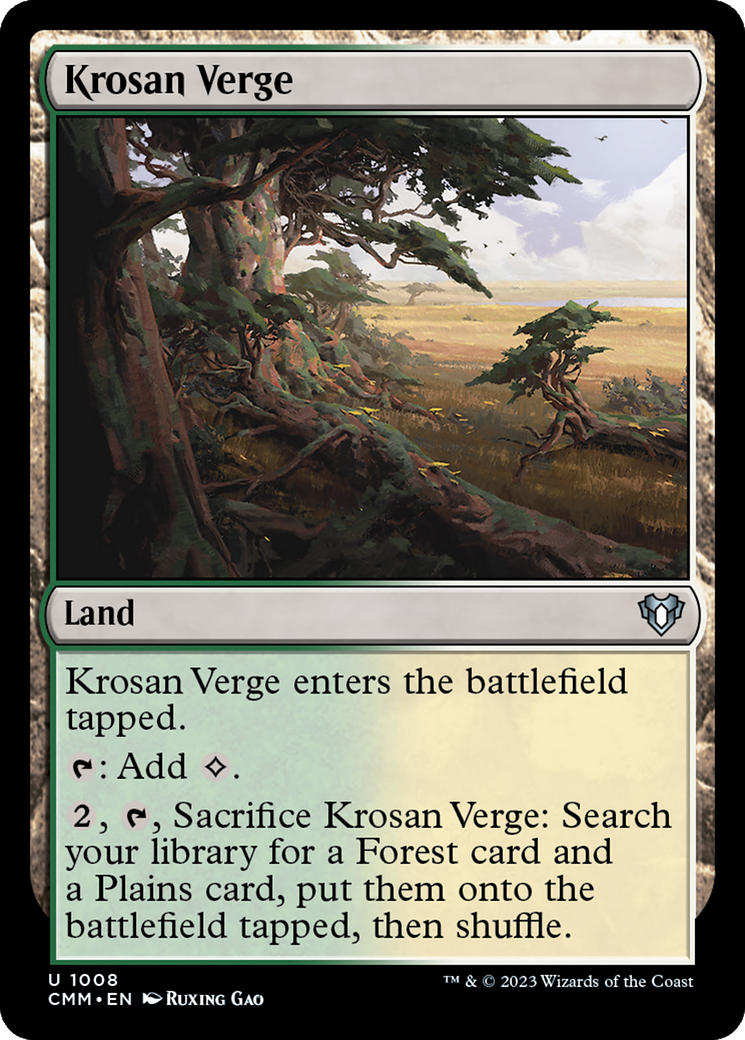 Krosan Verge [Commander Masters] | Chromatic Games