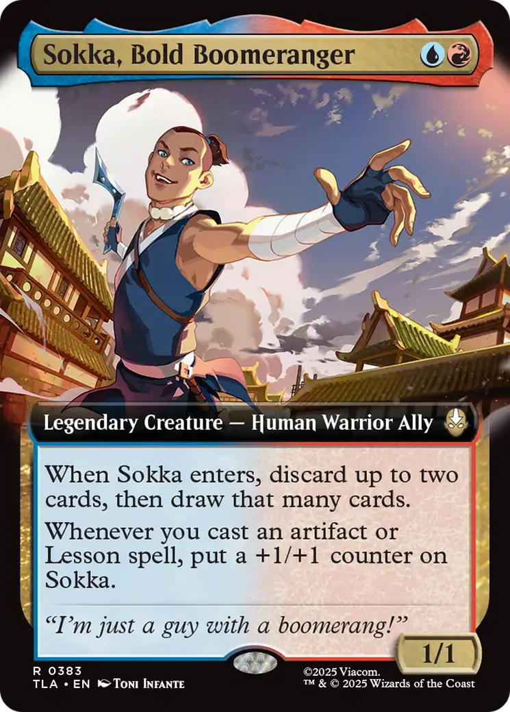 Sokka, Bold Boomeranger (Extended Art) [Avatar: The Last Airbender] | Chromatic Games