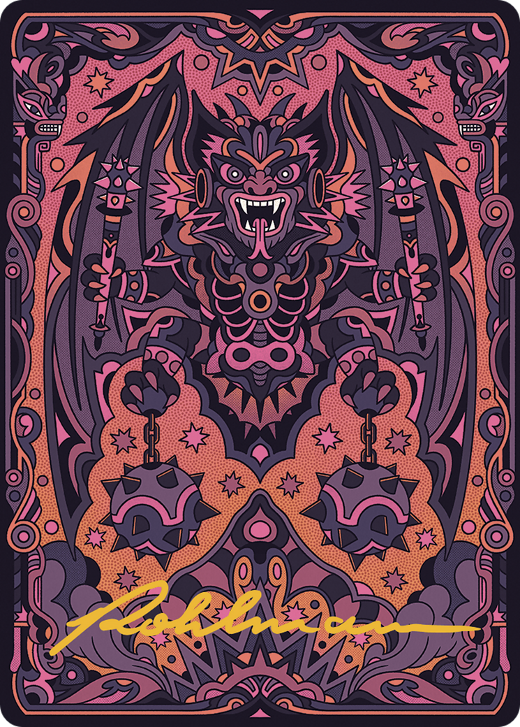 Bloodletter of Aclazotz Art Card (61/81) (Gold-Stamped Signature) [The Lost Caverns of Ixalan Art Series] | Chromatic Games