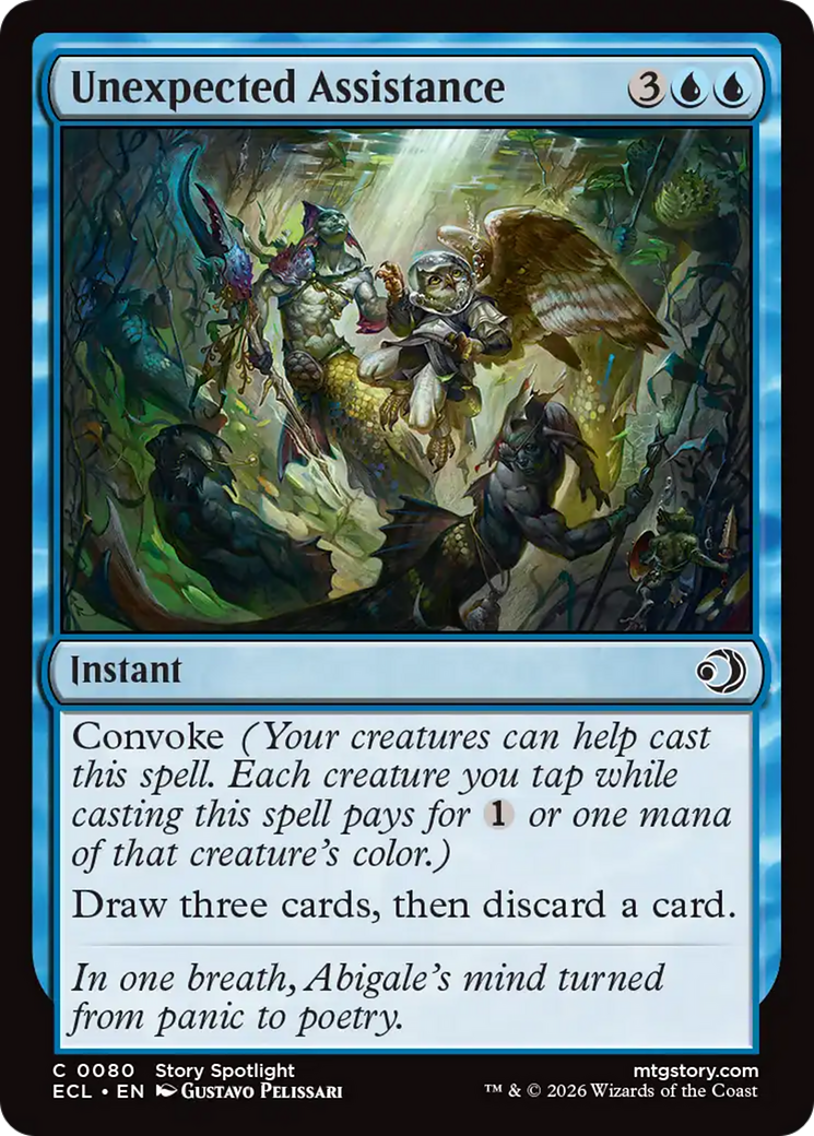 Unexpected Assistance [Lorwyn Eclipsed] | Chromatic Games