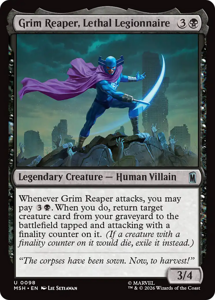 Grim Reaper, Lethal Legionnaire [Marvel Super Heroes] | Chromatic Games