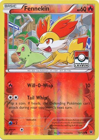 Fennekin (10/124) (League Promo) [XY: Fates Collide] | Chromatic Games