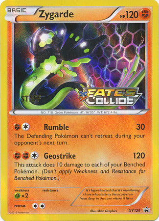 Zygarde (XY129) (Staff) [XY: Black Star Promos] | Chromatic Games