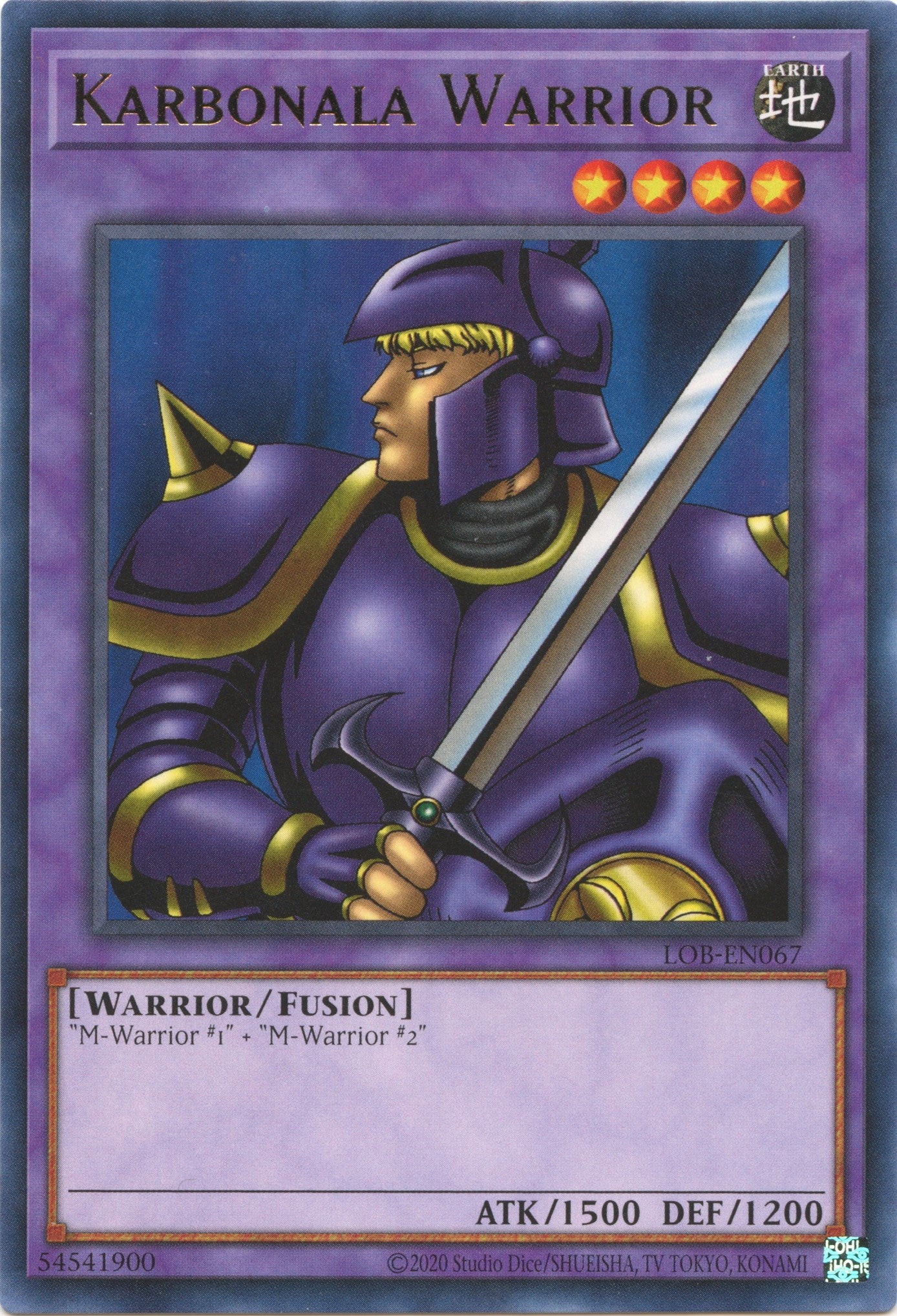 Karbonala Warrior (25th Anniversary) [LOB-EN067] Rare | Chromatic Games