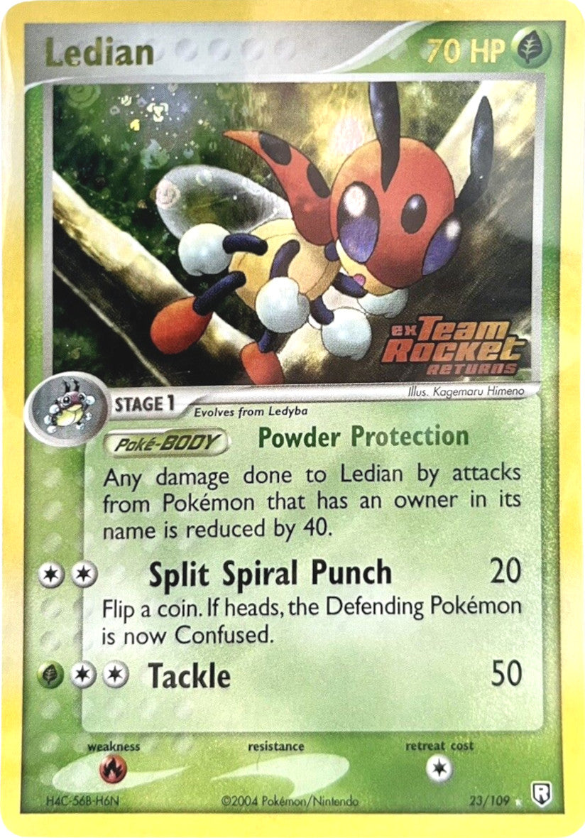 Ledian (23/109) (Stamped) [EX: Team Rocket Returns] | Chromatic Games