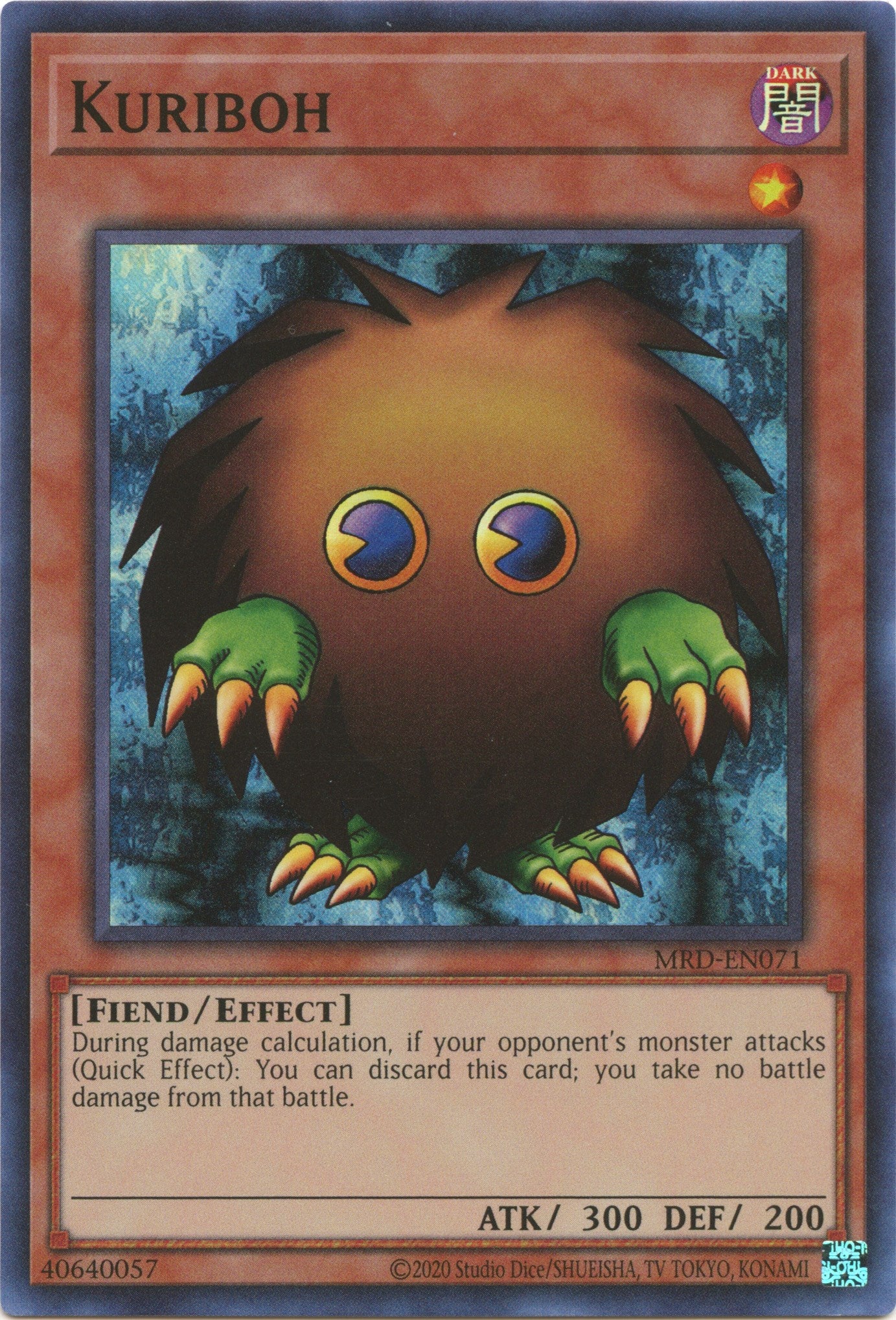 Kuriboh (25th Anniversary) [MRD-EN071] Super Rare | Chromatic Games