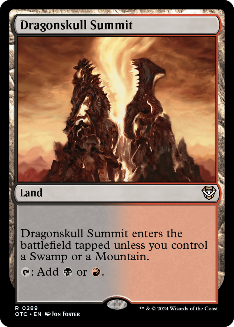 Dragonskull Summit [Outlaws of Thunder Junction Commander] | Chromatic Games