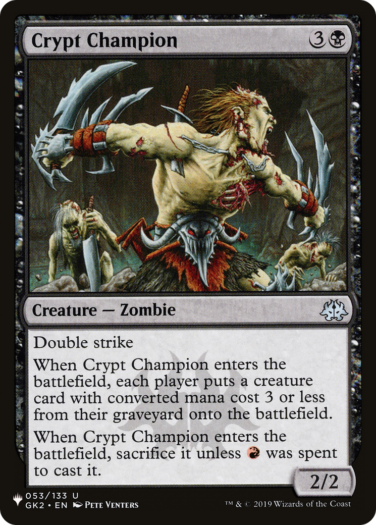 Crypt Champion [The List Reprints] | Chromatic Games