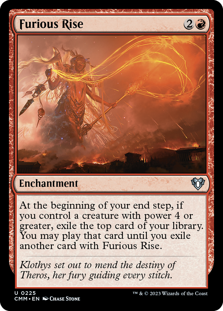 Furious Rise [Commander Masters] | Chromatic Games