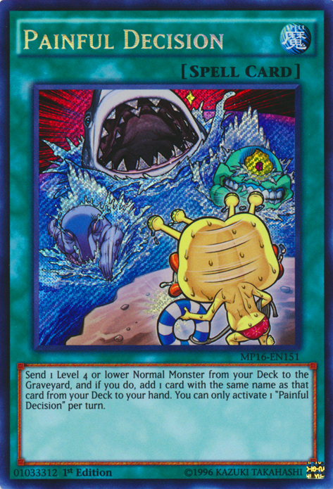 Painful Decision [MP16-EN151] Secret Rare | Chromatic Games
