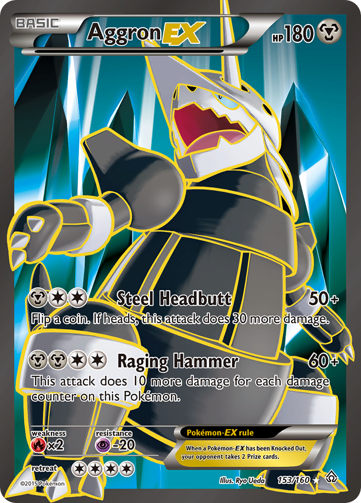 Aggron EX (153/160) [XY: Primal Clash] | Chromatic Games