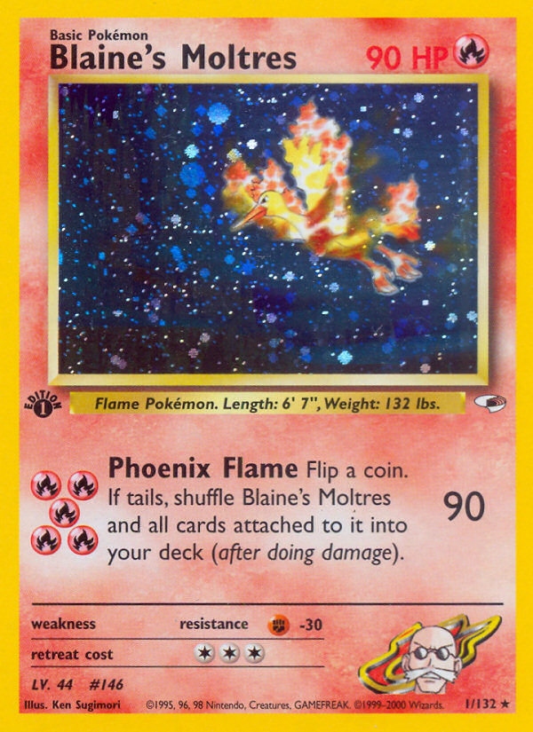 Blaine's Moltres (1/132) [Gym Heroes 1st Edition] | Chromatic Games