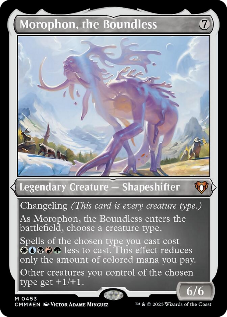 Morophon, the Boundless (Foil Etched) [Commander Masters] | Chromatic Games