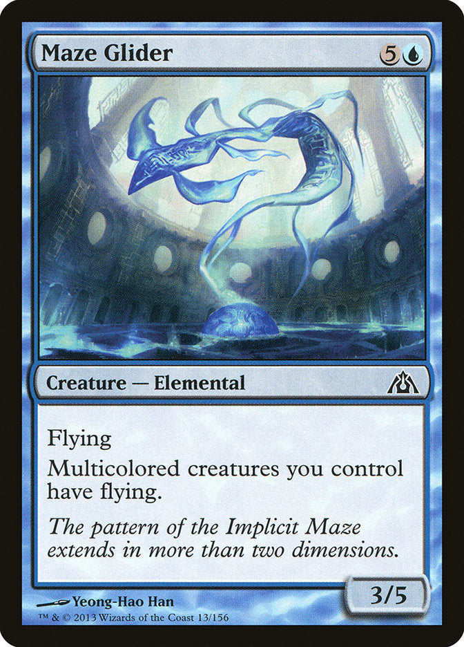 Maze Glider 13/156 (Dragon's Maze)  - Foil | Chromatic Games