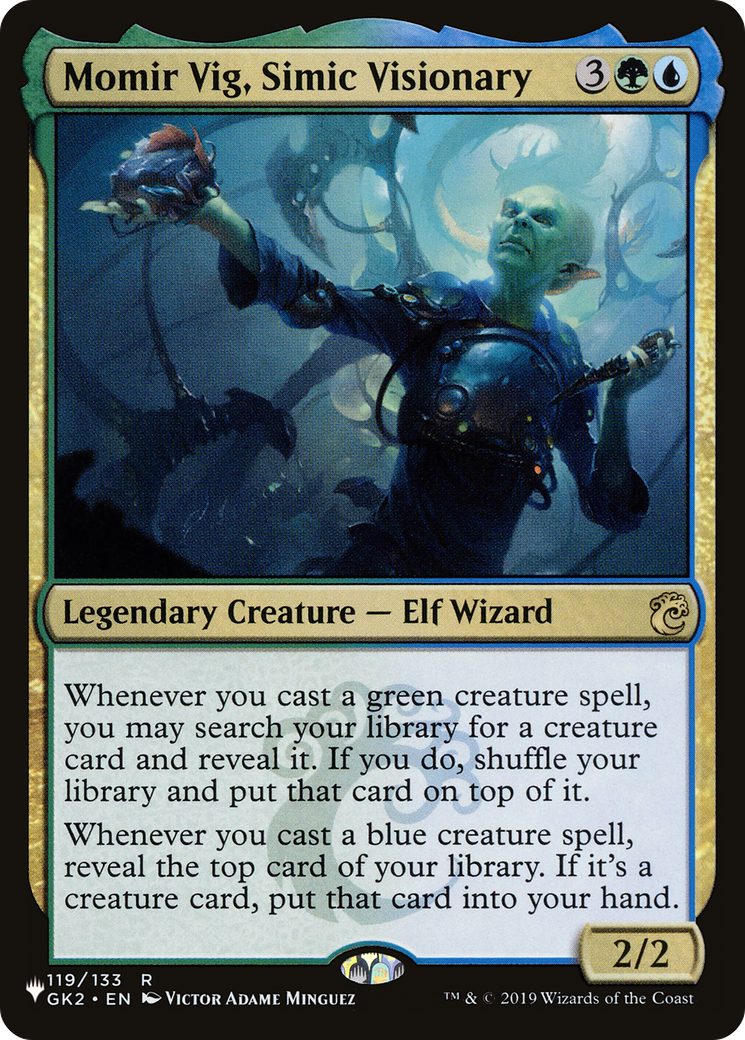 Momir Vig, Simic Visionary [The List Reprints] | Chromatic Games