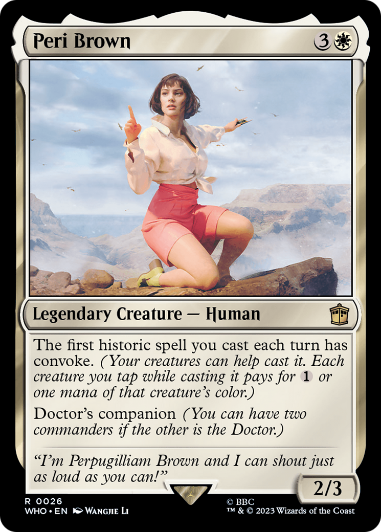 Peri Brown [Doctor Who] | Chromatic Games