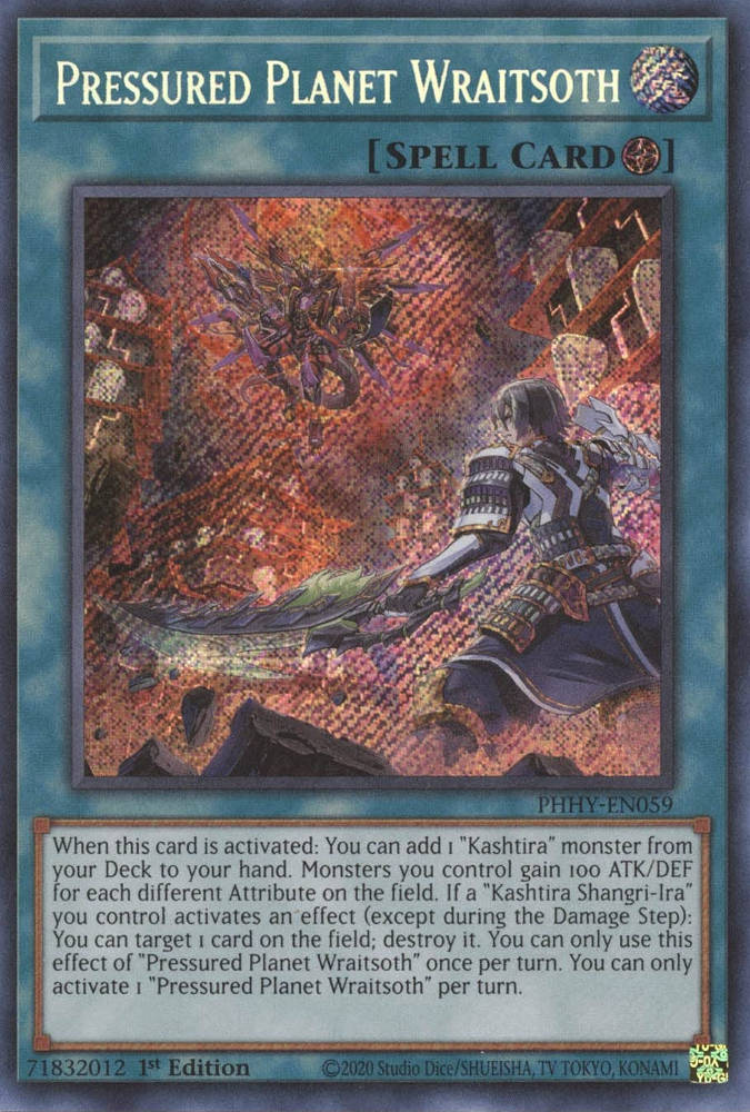 Pressured Planet Wraitsoth [PHHY-EN059] Secret Rare | Chromatic Games