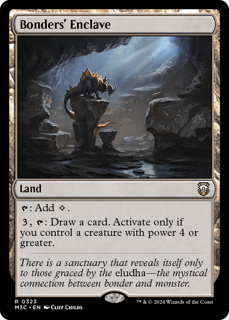 Bonders' Enclave (Ripple Foil) [Modern Horizons 3 Commander] | Chromatic Games