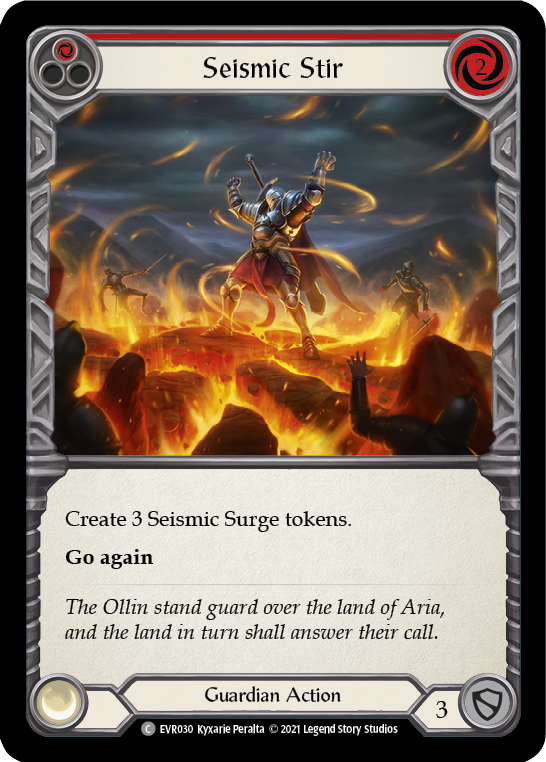 Seismic Stir (Red) [EVR030] (Everfest)  1st Edition Normal | Chromatic Games
