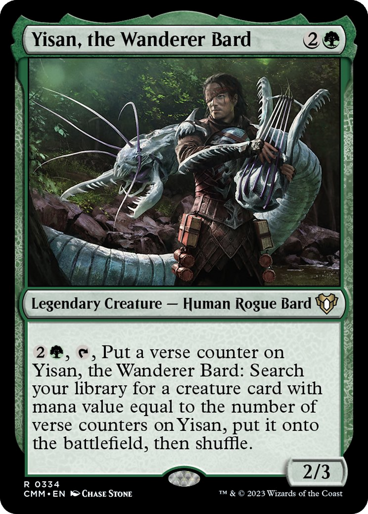 Yisan, the Wanderer Bard [Commander Masters] | Chromatic Games