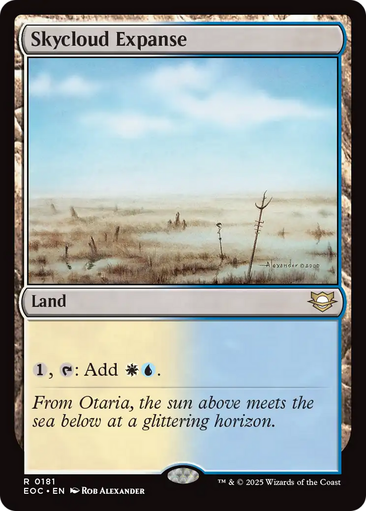 Skycloud Expanse [Edge of Eternities Commander] | Chromatic Games