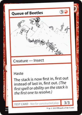 Queue of Beetles (2021 Edition) [Mystery Booster Playtest Cards] | Chromatic Games