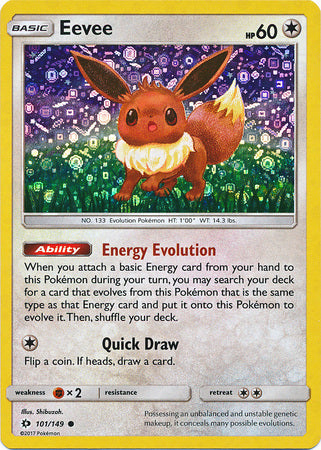 Eevee (101/149) (General Mills Promo) [Sun & Moon: Base Set] | Chromatic Games