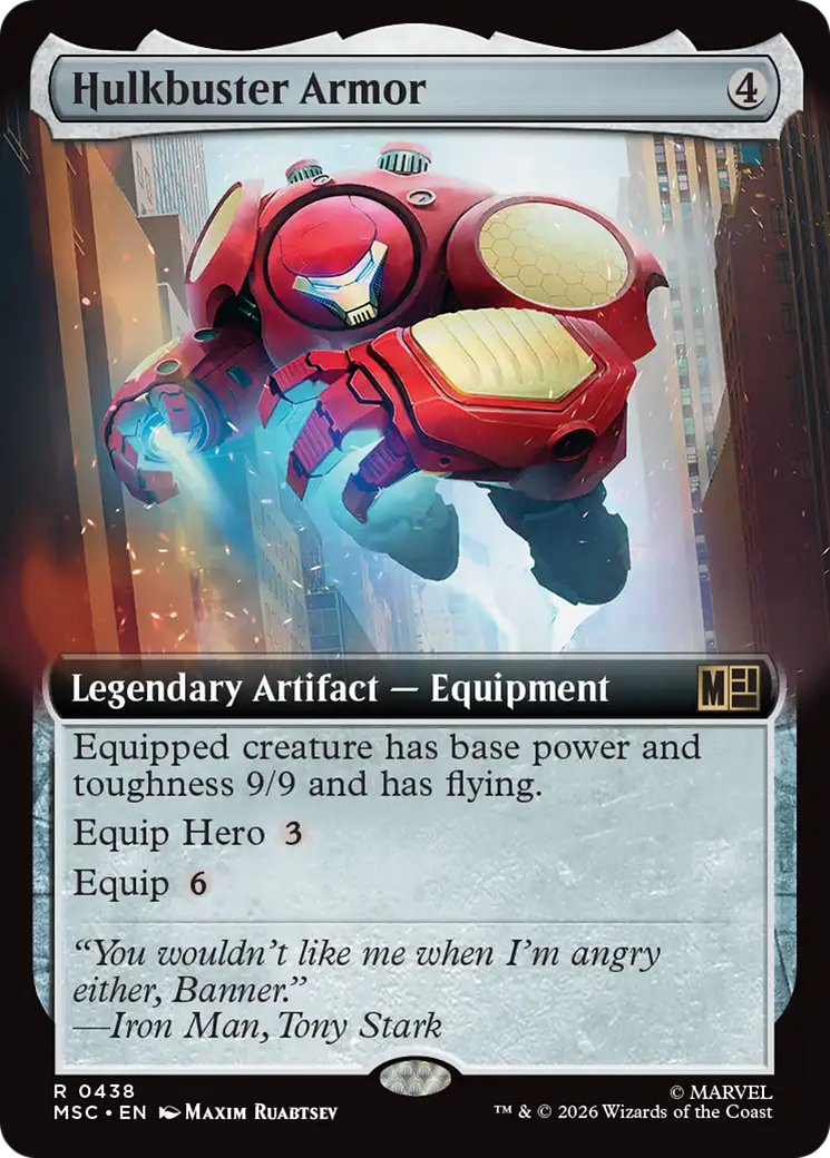 Hulkbuster Armor (Extended Art) [Marvel Super Heroes Commander] | Chromatic Games
