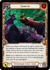 Zoom In (Red) [EVR079] (Everfest)  1st Edition Rainbow Foil | Chromatic Games