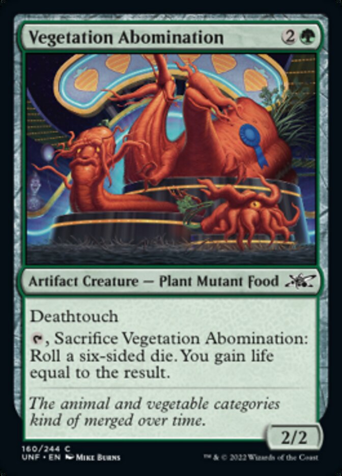 Vegetation Abomination [Unfinity] | Chromatic Games