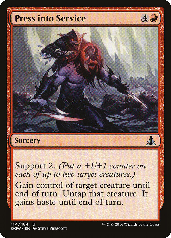Press into Service 114/184 (Oath of the Gatewatch)  | Chromatic Games