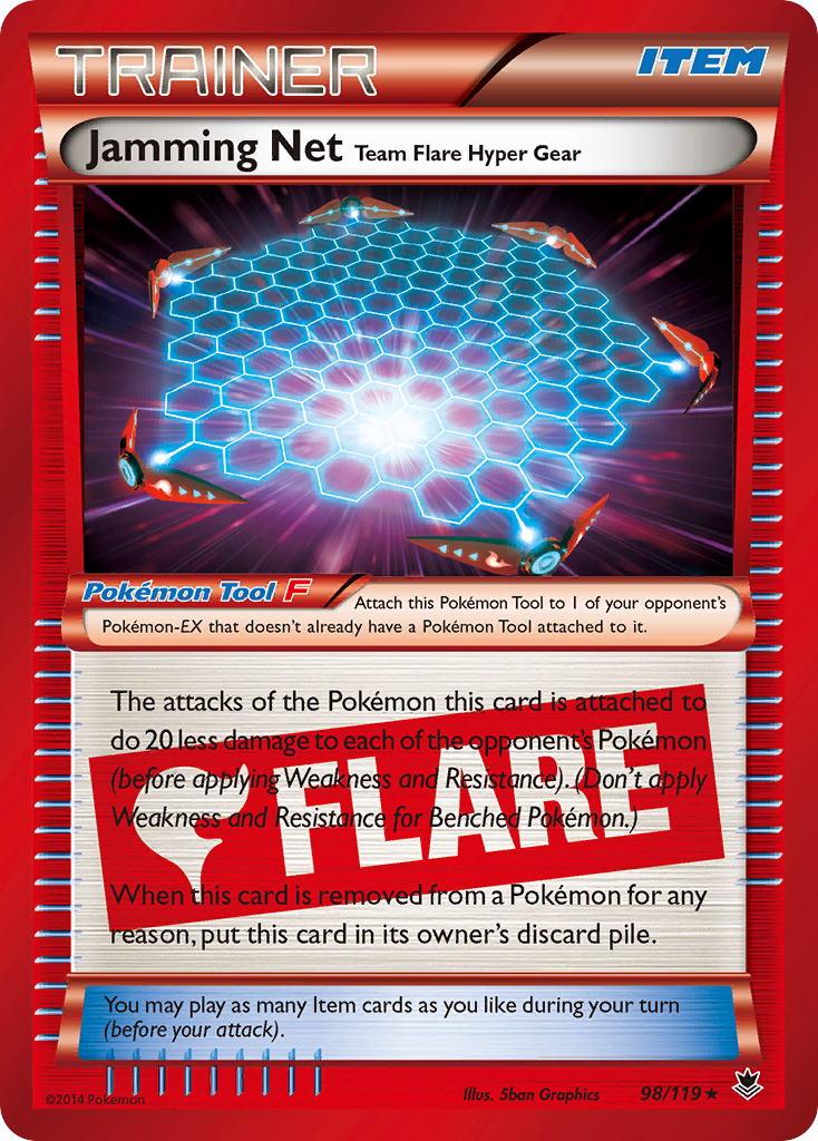 Jamming Net Team Flare Hyper Gear (98/119) [XY: Phantom Forces] | Chromatic Games