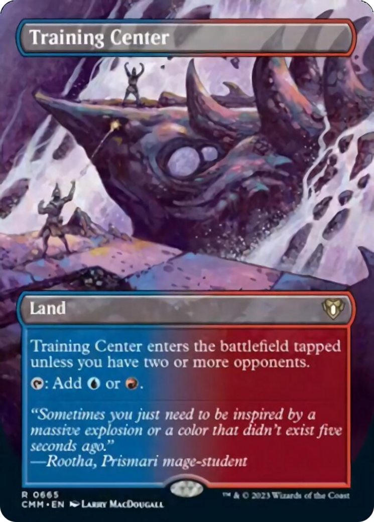 Training Center (Borderless Alternate Art) [Commander Masters] | Chromatic Games
