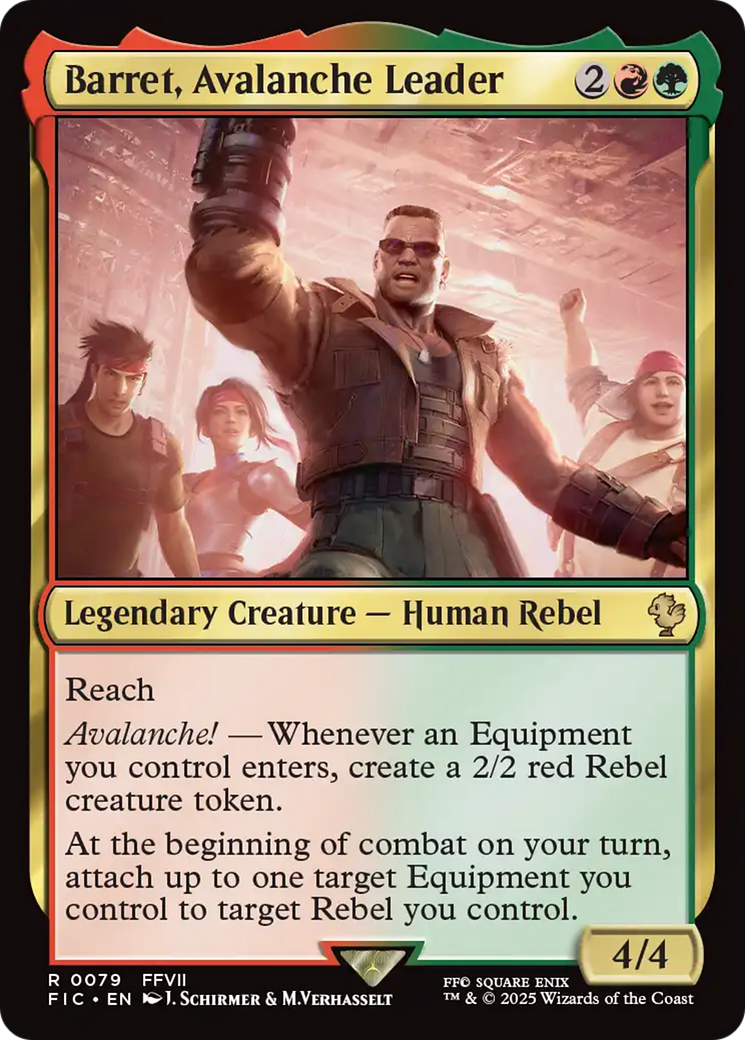 Barret, Avalanche Leader [FINAL FANTASY Commander] | Chromatic Games