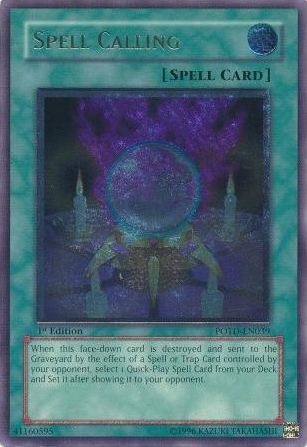 Spell Calling [POTD-EN039] Ultimate Rare | Chromatic Games