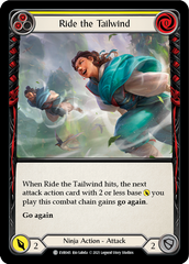 Ride the Tailwind (Yellow) [EVR045] (Everfest)  1st Edition Rainbow Foil | Chromatic Games