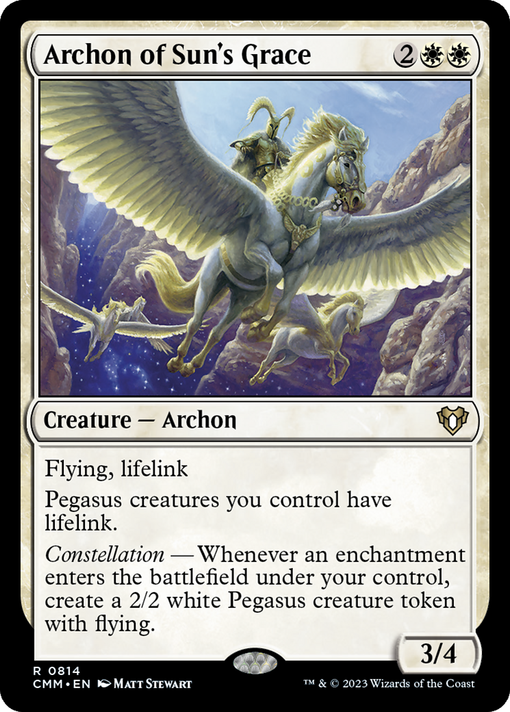 Archon of Sun's Grace [Commander Masters] | Chromatic Games