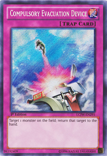 Compulsory Evacuation Device [LCJW-EN295] Secret Rare | Chromatic Games