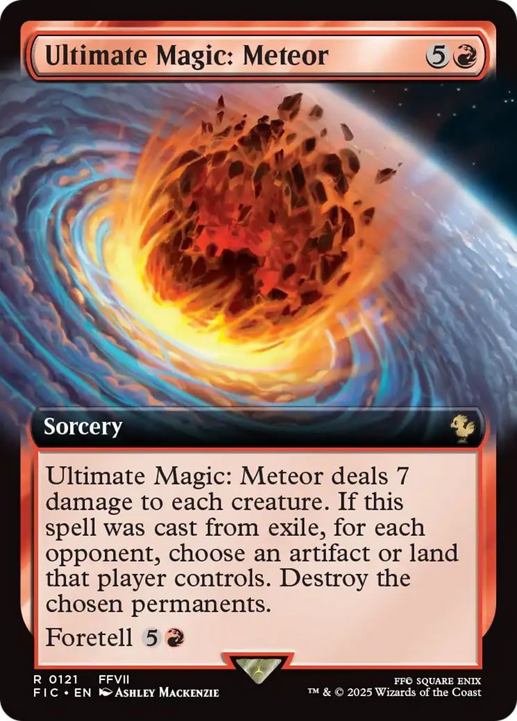 Ultimate Magic: Meteor (Extended Art) [FINAL FANTASY Commander] | Chromatic Games