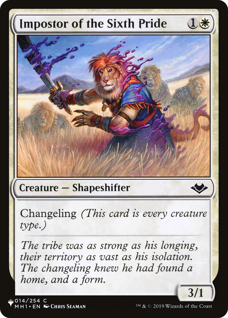 Impostor of the Sixth Pride [The List] | Chromatic Games