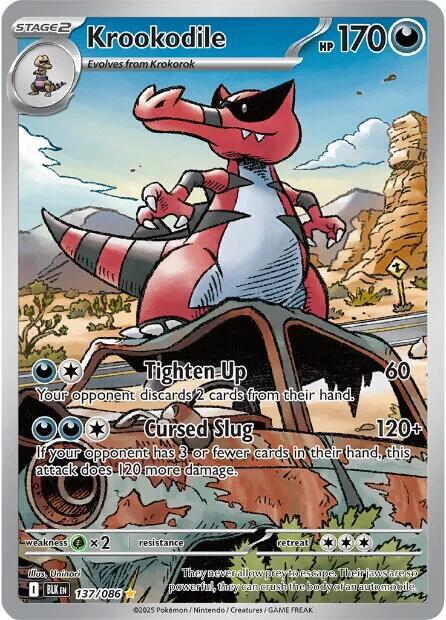 Krookodile 137/086 (SV: Black Bolt)  - Holofoil | Chromatic Games