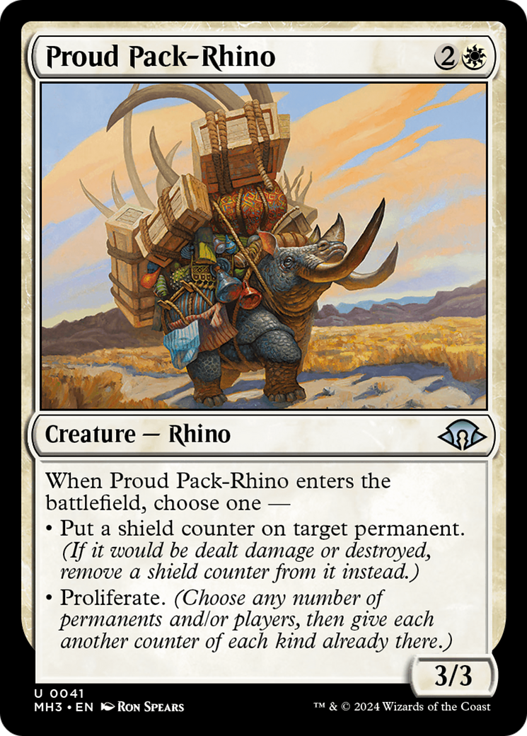 Proud Pack-Rhino [Modern Horizons 3] | Chromatic Games